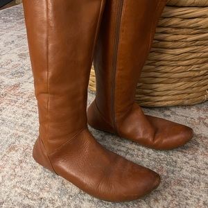 KORKS Tall Cognac Leather boots